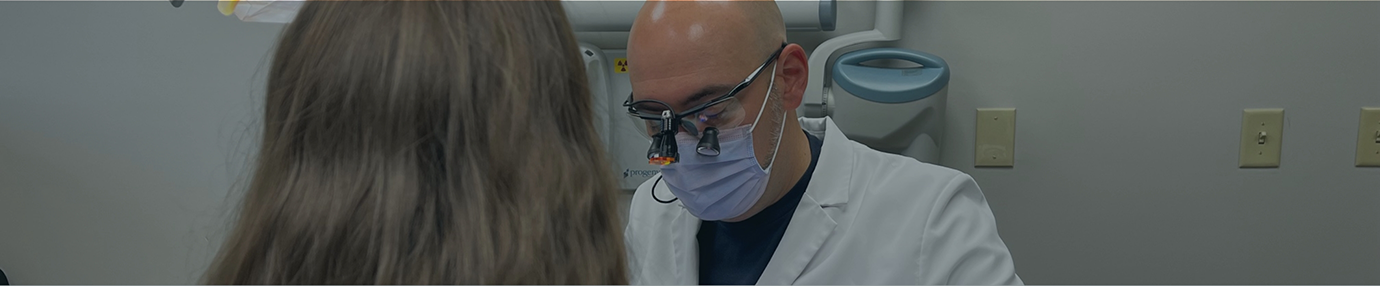 Allentown dentist treating a patient